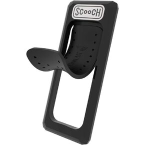 Scooch Wingback | Pop Up Phone Grip, Stand, and Car Mount for Smartphones [Two-Way Stand] Compatible with Any Smartphone and Most Cases, Works with Magnetic Car Mounts (Black)