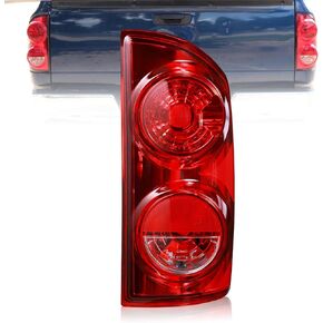 Boine Tail Light Compatible With 2007 2008 2009 Dodge Ram 1500 2500 3500 Driver and Passenger Side Red Lens Rear Light Brake Lamps Replaces 55277303AC, 55277302AC