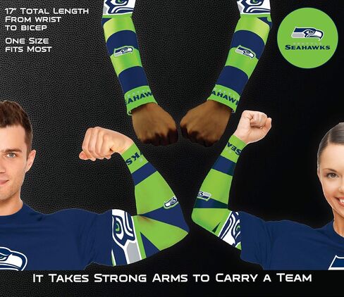 أكمام أذرع قوية من Littlearth NFL Seattle Seahawks in Saudi Arabia