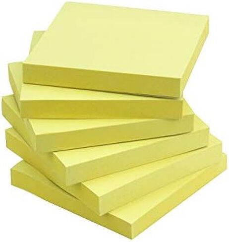 Early Buy Sticky Notes 3x3 Self-Stick Notes Orange Color 6 Pads, 100 Sheets/Pad in Saudi Arabia