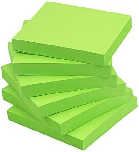 Early Buy Sticky Notes 3x3 Self-Stick Notes Orange Color 6 Pads, 100 Sheets/Pad in Saudi Arabia