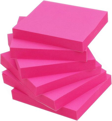Early Buy Sticky Notes 3x3 Self-Stick Notes Orange Color 6 Pads, 100 Sheets/Pad in Saudi Arabia