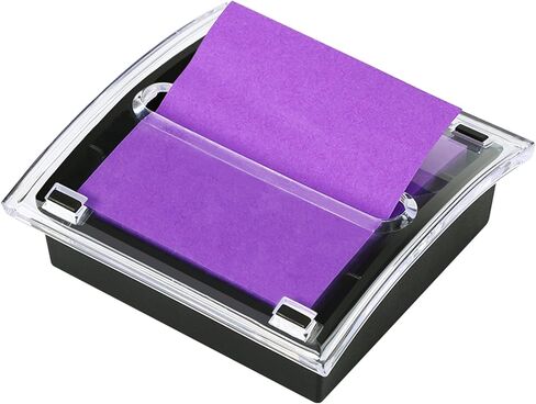EOOUT Sticky Note Holder, 3x3 Inches, Sticky Note Dispenser, Black Pop-up Note Holder, Self-Stick Note Pad for Office Home Classroom Desk Supplies in Saudi Arabia