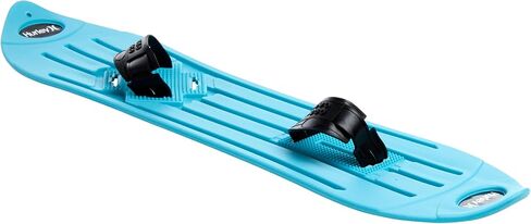 Hurley Kids' Snowboard - Beginner Heavy Duty Plastic Snowboard with Adjustable Binders - Outdoor Winter Snow Slider for Kids in Saudi Arabia