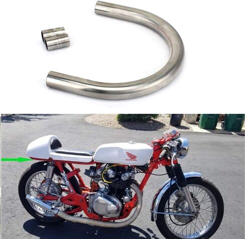 TARAZON 1" Universal Stainless Steel Cafe Racer Rear Frame Hoop Brat Style Seat Large CC Bike in Kuwait