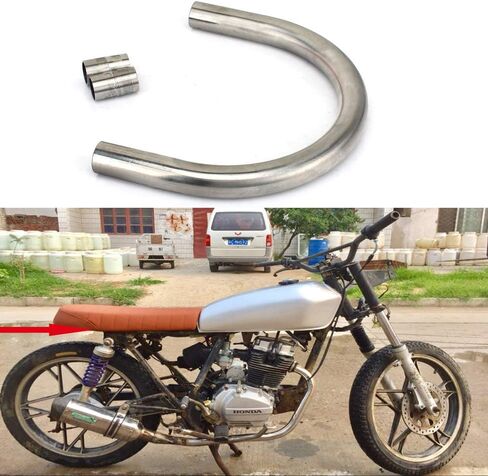 TARAZON 1" Universal Stainless Steel Cafe Racer Rear Frame Hoop Brat Style Seat Large CC Bike in Kuwait