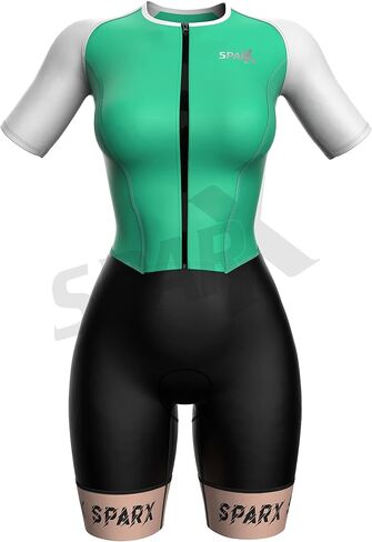 Sparx Aero Triathlon Suit Women Short Sleeve Tri Suit Women Running Swimming Cycling SkinSuit in Saudi Arabia