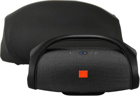 حافظة غطاء غبار مكبر الصوت لجهاز JBL Boombox/Boombox 2/Boombox 3/Boombox 3 Wi-Fi - مكبر صوت بلوتوث محمول مقاوم للماء، غطاء حماية مكبر صوت TXEsign Lycra لـ Boombox (أسود) in Saudi Arabia