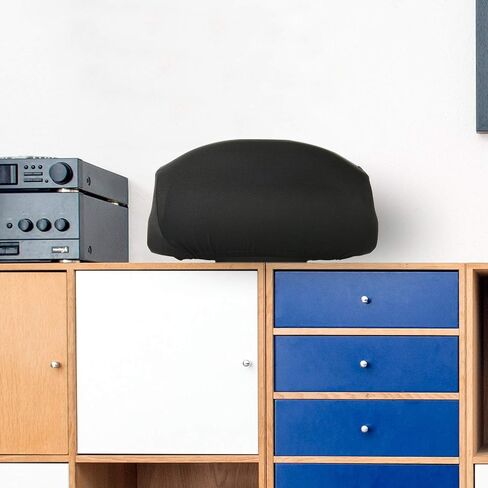 حافظة غطاء غبار مكبر الصوت لجهاز JBL Boombox/Boombox 2/Boombox 3/Boombox 3 Wi-Fi - مكبر صوت بلوتوث محمول مقاوم للماء، غطاء حماية مكبر صوت TXEsign Lycra لـ Boombox (أسود) in Saudi Arabia