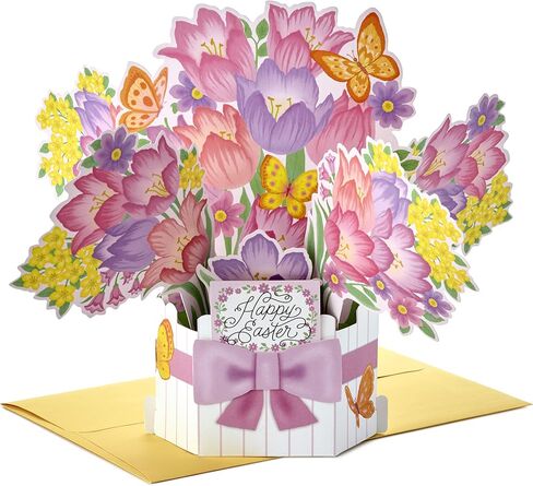Hallmark Pop Up Easter Card (Displayable Bouquet of Flowers) in Saudi Arabia
