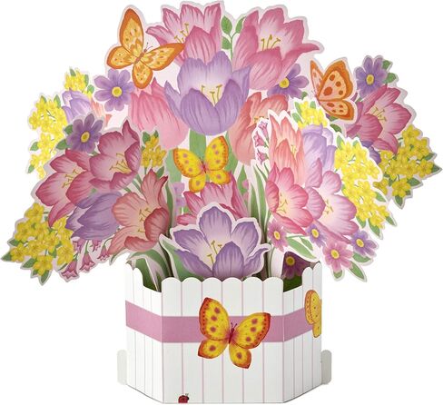 Hallmark Pop Up Easter Card (Displayable Bouquet of Flowers) in Saudi Arabia