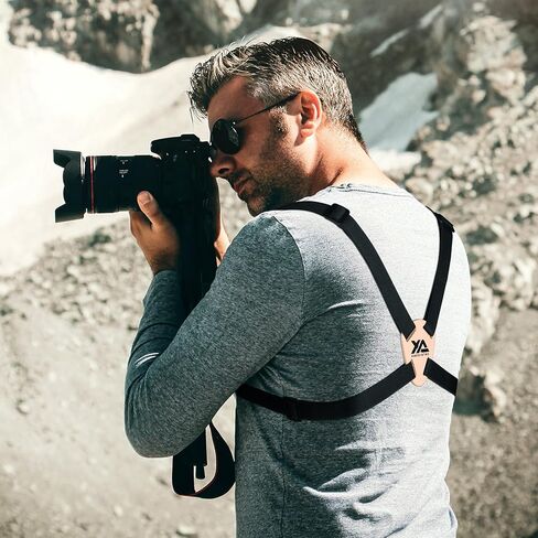 Xaegistac حزام تسخير ثنائي العينين قابل للتعديل وتسخير مناظير فاخرة للصيد. حزام الأشرطة المتقاطعة مناسب لحمل مجهر والكاميرات وأجهزة تحديد المدى والمزيد in Kuwait