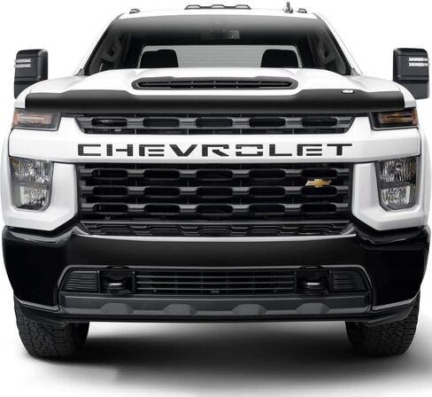 Auto Ventshade [AVS] Bugflector Hood Protector | Fits 2020 - 2024 Chevrolet Silverado 2500 HD/3500 HD, High Profile - Smoke | 23711 in Saudi Arabia
