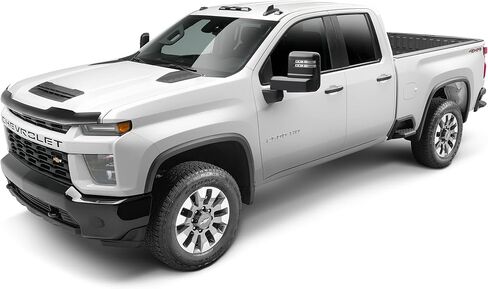 Auto Ventshade [AVS] Bugflector Hood Protector | Fits 2020 - 2024 Chevrolet Silverado 2500 HD/3500 HD, High Profile - Smoke | 23711 in Saudi Arabia