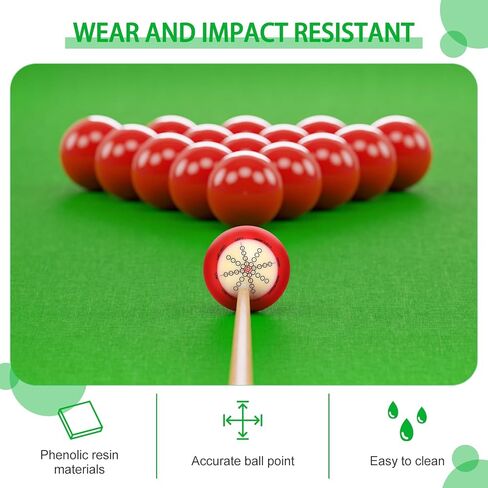 Billiards Cue Ball Practice Training Artifact with Billiard Gloves, Pool Table Ball Bag and Billiard Balls Locator Sticker, Used in American Billiards Eight Balls, Billiard Balls Accessories in Saudi Arabia