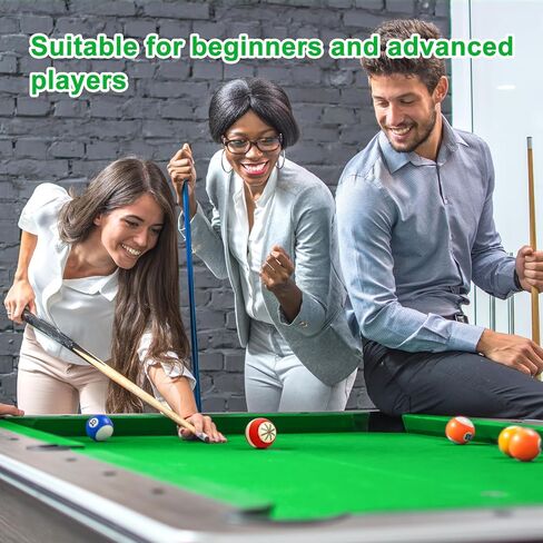 Billiards Cue Ball Practice Training Artifact with Billiard Gloves, Pool Table Ball Bag and Billiard Balls Locator Sticker, Used in American Billiards Eight Balls, Billiard Balls Accessories in Saudi Arabia