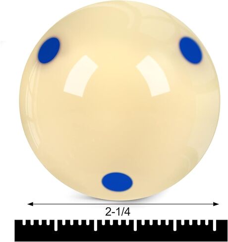 2 Pack AAA-Grade Pro-Cup Billiard Cue Ball or Billiard #8 Ball Standard Regulation Size 2-1/4" Practice Training Pool Ball for Games & Sports in Kuwait