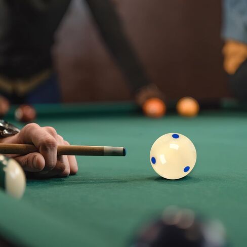 2 Pack AAA-Grade Pro-Cup Billiard Cue Ball or Billiard #8 Ball Standard Regulation Size 2-1/4" Practice Training Pool Ball for Games & Sports in Kuwait