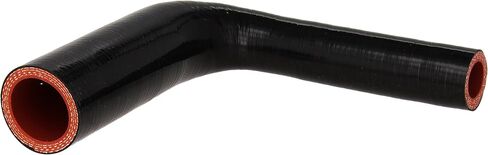 HPS HTSER90-075-125-BLK سيليكون درجة حرارة عالية 4 طبقات معززة 90 درجة خرطوم توصيل مخفض للكوع، أقصى ضغط 100 رطل لكل بوصة مربعة، طول الساق 4 بوصات على كل جانب، 3/4 بوصة > 1-1/4 بوصة معرف، أسود in Kuwait