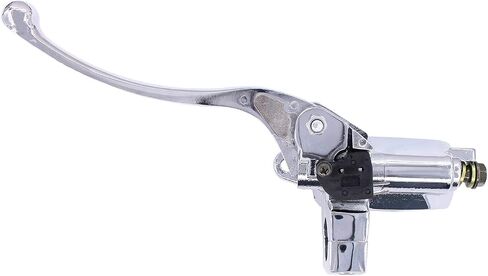 XtremeAmazing Motorcycle 1 Inch Handlebar Hydraulic Brake Clutch Master Cylinder Lever Handle Bars Reservoir for NV600 VT600 Shadow Left and Right Pair Chrome in Saudi Arabia