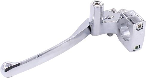 XtremeAmazing Motorcycle 1 Inch Handlebar Hydraulic Brake Clutch Master Cylinder Lever Handle Bars Reservoir for NV600 VT600 Shadow Left and Right Pair Chrome in Saudi Arabia