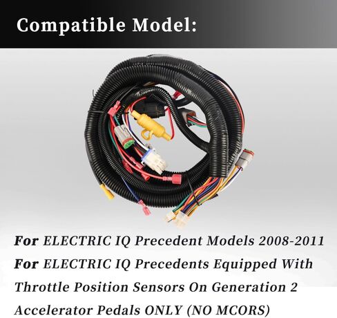 Main Electrical Harness 103496901 Compatible with Club Car Precedent IQ Main Electrical Harness,TPS CARTS(Black Controller) in Saudi Arabia