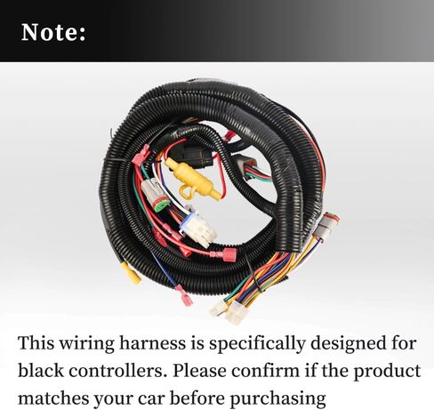 Main Electrical Harness 103496901 Compatible with Club Car Precedent IQ Main Electrical Harness,TPS CARTS(Black Controller) in Saudi Arabia