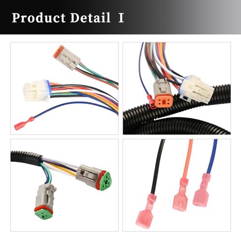 Main Electrical Harness 103496901 Compatible with Club Car Precedent IQ Main Electrical Harness,TPS CARTS(Black Controller) in Saudi Arabia