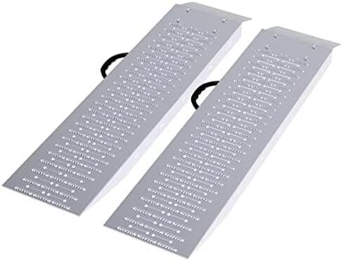 Loading Ramps - Set of Two 35.5-Inch Ramps for ATVs, Motorcycles, Mowers, Carts, and More - 1200lb Combined Capacity Shed Ramp Set by Stalwart in Saudi Arabia