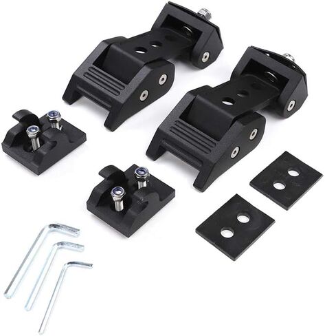 TJ Hood Latch Hood Lock Catch - JeCar Aluminum Hood Latches Catch Kit for Jeep Wrangler TJ Accessories 1997-2006 in Saudi Arabia