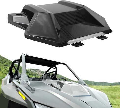 NIXFACE Real Carbon Fiber Front Turbo Hood Scoop for 2020-2023 Polaris RZR PRO R/XP Turbo R Air Intake Vent in Saudi Arabia
