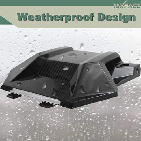 NIXFACE Real Carbon Fiber Front Turbo Hood Scoop for 2020-2023 Polaris RZR PRO R/XP Turbo R Air Intake Vent in Saudi Arabia