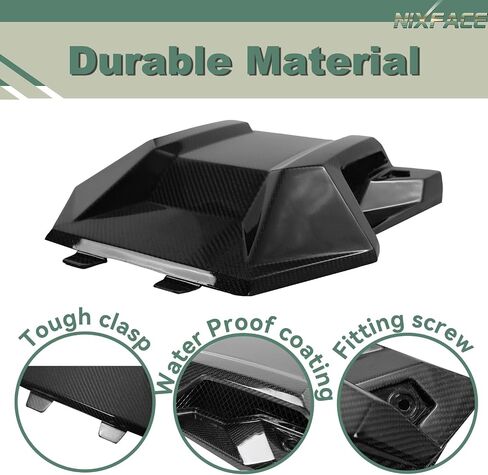 NIXFACE Real Carbon Fiber Front Turbo Hood Scoop for 2020-2023 Polaris RZR PRO R/XP Turbo R Air Intake Vent in Saudi Arabia