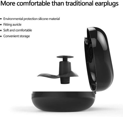 Swimming Earplugs, 5-Pairs Pack Waterproof Reusable Silicone Swimming Ear Plugs with Swimming Nose Clips for Swimming Showering Bathing Surfing Snorkeling and Other Water Sports(adult) in Saudi Arabia