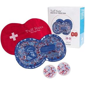 TUFF Nuts Ice Packs for Vasectomy Injuries Recovery Frozen Peas, Male Reusable Cold Hot Pack Therapy, Urology Pain Relief Gel Beads Compress, Perfect Non Toxic Remedy Men's Treatment