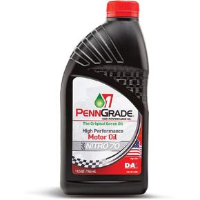 PENN GRADE 1, 71176, Monograde High Performance Oil Nitro 70, 1 Quart (12 Pack)