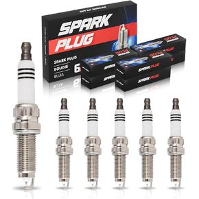 ENA Set of 6 Iridium Platinum Spark Plug Compatible with BMW 135i 135is 228i 320i 328i 335i 428i 435i 528i 535i 550i 640i 650i 740i 750i 2.0L 3.0L 4.4L L4 L6 V8 Replacement for 97506 SILZKBR8D8S