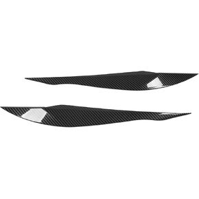 Keenso 1 Pair Headlight Eyebrow ABS Vehicle Eyelid Replacement for 3 Series F30 F31 2012 to 2018 (Carbon Fiber ) Car Interior and Exterior modifications