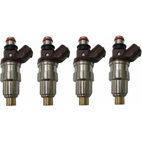 4PCS Fuel Injectors for 2.7L L4 Toyota 4Runner Tacoma T100 1995 1996 1997 1998 1999 2000 2.7 Fuel Injector Set OE# 2320979095 2325075050 FJ377
