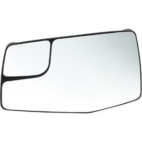 Compatible with 2019-2021 Sierra 1500 2500 Mirror Glass W/Spotter Right Passenger Side/Left Driver Side (Left)