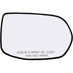 Passenger Side Mirror Glass Assembly With Plastic Backing Plate Heated Compatible with 2007-2011 Honda CRV
