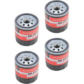 4-PACK BAIZHIHUA LF-3221 Oil Filter Replaces 69J-13440-04-00, 69J134400400, 69J-13440-03-00, 69J-13440-04 Fits Yamaha 150 175 200 225 250 HP, Mercury 225HP Outboard Engine Cruiser, Series Sport Boat