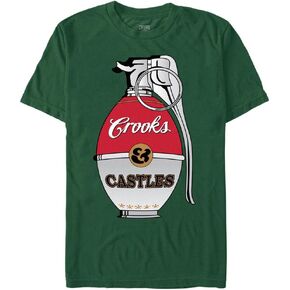 Crooks & Castles Men's War Halls Grenade Short Sleeve Crew Tee