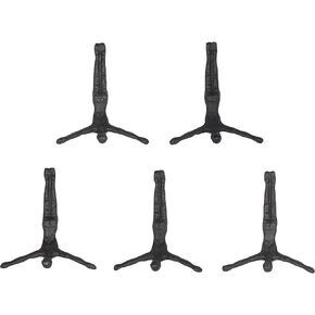 The Novogratz Aluminum Metal People Home Wall Decor Divers Wall Sculpture, Set of 5 Wall Art 9"W, 10"H, Gray