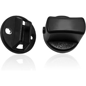 Ignition Key Knob Push Turn Switch, Keyless Ignition Start Switch Knob Handle & Insert for CX-9 2007-2015 CX-7 2007-2012, Replaces D461-66-141A-02 D6Y1-76-142, Car Accessories