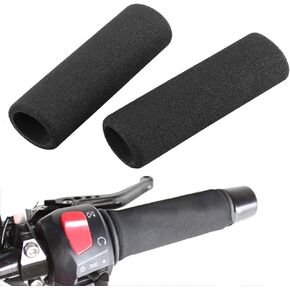 Motorcycle Hand Grips, 30mm/1.18in Motorcycle Comfort Foam Handlebar Sponge Cover Anti Slip Vibration Grip Set Motorcycle Foam Grips for R850/R1100GS/R1150GS/R1200GS