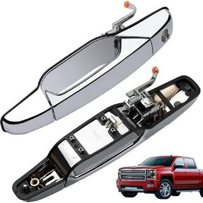 Avsty Door Handle for Chevy Silverado Suburban Tahoe Avalanche GMC Sierra 1500 2500 3500 Yukon Cadillac Escalade 2008 2009 2010 2011 2012 2013 2014 Chevrolet Latch Front Driver and Passenger Pack of 2