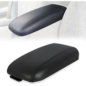 Kojem Center Console Armrest Lid W/Latch Compatible with 02-09 Trailblazer Envoy 03-08 Ascender 05-09 Saab 9-7x 02-04 Bravada 04-07 Rainier Replace for 25998847 25998844 25998838 (W/Leather Cover)
