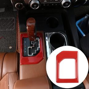 TOYCIDFG Gear Shifter Panel Cover Trim for Toyota Tundra 2014-2021 Car Shift Decoration Trim Accessories (Matte black)