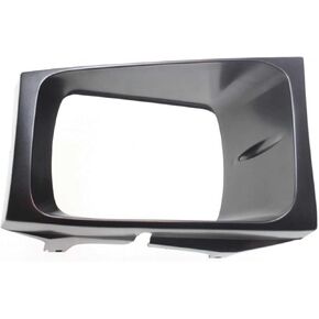 I-MATCH AUTO PARTS Front Left Driver Side Bumper Head Light Cover Bezel Black, For Use With Sealed Beams For 1999-2004 Ford Pickup Superduty F81Z13064AAB FO2512157